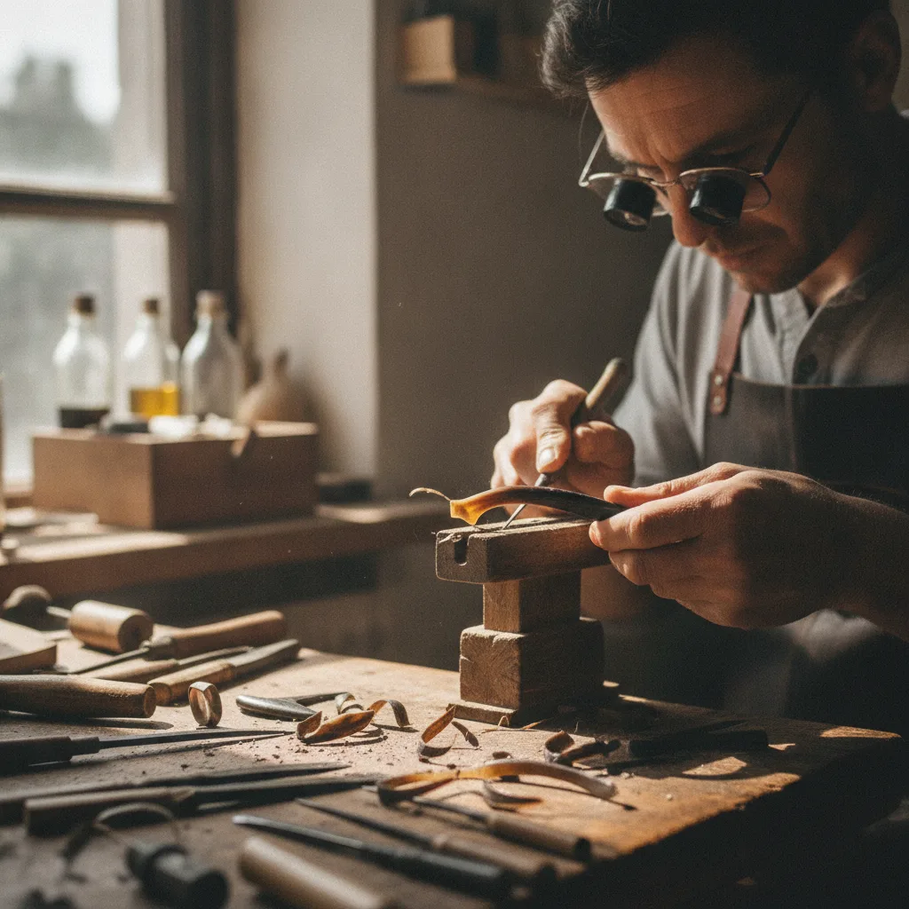lunettes corne de buffle artisanales