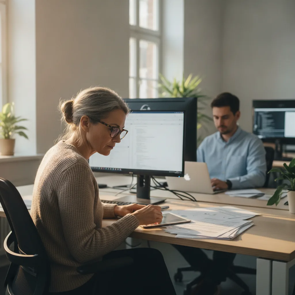 Verres dégressifs pour le travail sur écran au bureau - verres degressifs travail ecran bureau