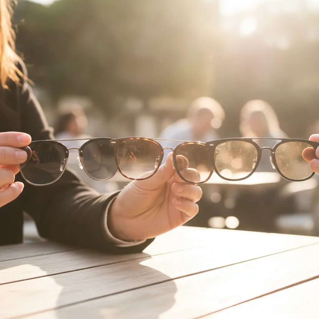 catégories protection solaire verres lunettes